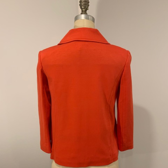 Mod Style Cropped Knit Jacket with 3/4 Sleeve - Picture 2 of 3